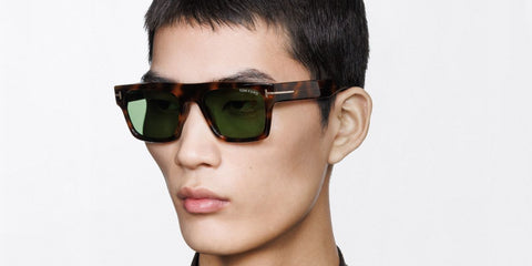 Male model wears Tom Ford TF1337 53N sunglasses 