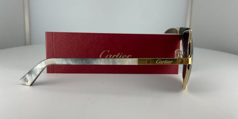 Cartier Buffalo Horn CT0389S 003 Polarised