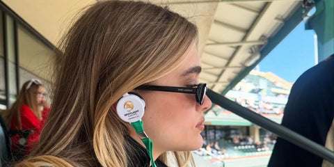 Lizzy Greene was seen wearing black Saint Laurent Sun SL 557 Shade 001 thin sunglasses in her Instagram post