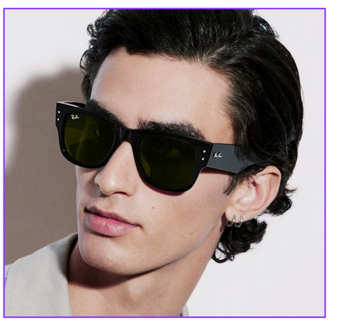 Ray-Ban Mega Wayfarer RB 0840S 901/31 - As Seen On J Hope & Lewis Hamilton