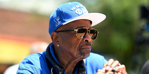 Actor William Stanford Davis was seen wearing gold and havana Gucci GG2073S 003 aviator sunglasses at BET Experience Fan Fest 2026 in Los Angeles