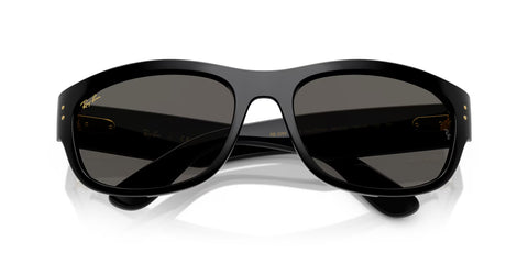 ASAP Rocky Blacked Out Collection Ray-Ban Mega Balorama RB 2289 6826/J5 - As Seen On Lily Chee