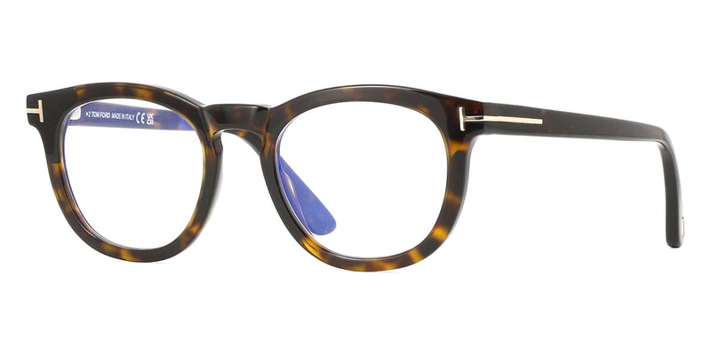 Tom Ford TF5993-B 052 Blue Control with Magnetic Clip On Glasses