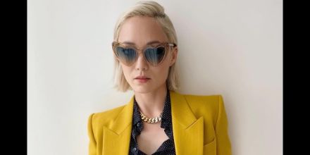Saint Laurent Sun SL 181 LouLou 017 - As Seen On Pom Klementieff
