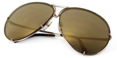 Porsche Design 8478 'Gold Edit' Three Lens Set Edition - As Seen On Larry Bird