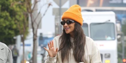 Shay Mitchell Prada PR 17WS 1AB5S0 Symbole Sunglasses